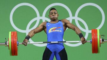 El pesista colombiano Andr&eacute;s Caicedo finaliz&oacute; en el primer lugar del grupo B en la categor&iacute;a de los 77 kilogramos de la Halterofilia en los Juegos Ol&iacute;mpicos de Rio 2016