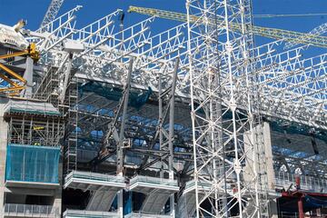 Vista de las obras en el exterior. 