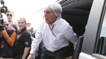 Bernie Ecclestone.
