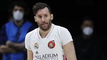Rudy Fernández, alero del Real Madrid, durante la semifinal de Copa ante el Lenovo Tenerife.