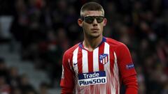 El defensa del Atl&eacute;tico de Madrid, Francisco Javier Montero, durante un partido.