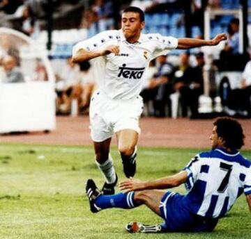 Luis Enrique: En el mismo amistoso ante la U, el hoy entrenador del Barcelona jugó desde el primer minuto. 