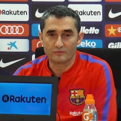 Valverde: "Confío en todo el mundo y sobre todo en Messi"