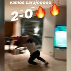 El eufórico festejo de Vidal por histórico ascenso de Rodelindo