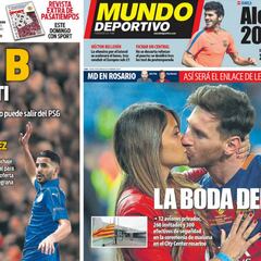 Una catarata de nombres y la boda de Messi, en las portadas