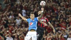 Millonarios confirma baja de Domínguez ante Paranaense
