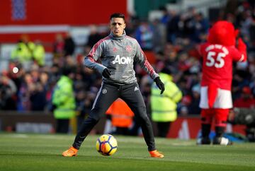 Así fue el partido de Alexis en el United-Chelsea