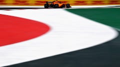 MEXICO CITY, MEXICO - OCTOBER 26: Lando Norris of Great Britain driving the McLaren F1 Team MCL33 Renault on track during practice for the Formula One Grand Prix of Mexico at Autodromo Hermanos Rodriguez on October 26, 2018 in Mexico City, Mexico.   Clive Mason/Getty Images/AFP
 == FOR NEWSPAPERS, INTERNET, TELCOS &amp; TELEVISION USE ONLY ==