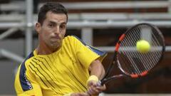 Giraldo gan&oacute; el primer punto el viernes ante Taro Daniel, pero cay&oacute; ante Kei Nishikori, el sexto del mundo.