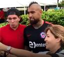 Vidal es el más querido: ¡selfies y saludos con los hinchas!