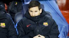 Messi, suplente.