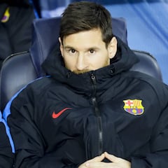 Messi, en el banquillo: cuarta suplencia esta temporada