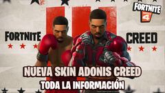 Adonis Creed en Fortnite: cuándo llega a la tienda y cómo conseguir su skin gratis