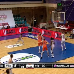 Los dos puntos decisivos de Raquel Carrera para ganar la Eurocup