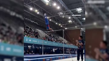 Con un puntaje de 14.433, ya pone un pie en la ronda decisiva de la Copa Mundo.