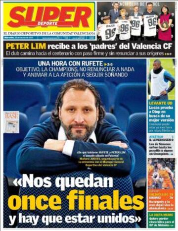 Portadas de la prensa deportiva