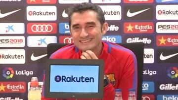 La pregunta que descolocó a Valverde y desató las risas