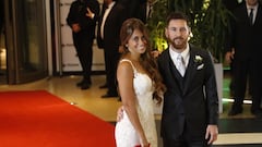 Lionel Messi and wife Antonella Rocuzzo