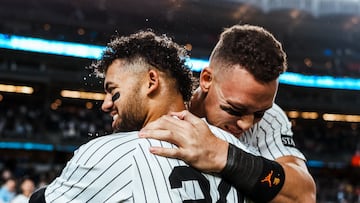 El jardinero izquierdo de los ‘Bombarderos del Bronx’ conectó un cuadrangular en la novena entrada para dejar tendidos sobre el terreno a los Texas Rangers.