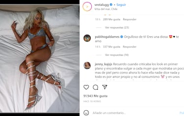 La reacción de Pablo Galdames ante el osado look de Vesta Lugg en Viña