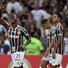 Jhon Arias, incontrolable: doblete en goleada de Fluminense a River