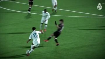 Canterano de Real Madrid hace un golazo de fútbol sala