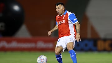 Futbol, Cobresal vs Universidad Catolica
Fecha 3, Liga de Primera 2026
El jugador de Universidad Catolica Gary Medel es fotografiado contra Cobresal durante el partido de primera division disputado en el estadio El Cobre en El Salvador, Chile.
14/02/2026
Javier Torres/Photosport
Football, Cobresal vs Universidad Catolica
3rd turn, 2026 First division league
Universidad Catolica`s player Gary Medel is pictured against Cobresal during the first division match held at the El Cobre stadium in El Salvador, Chile.
14/02/2026
Javier Torres/Photosport