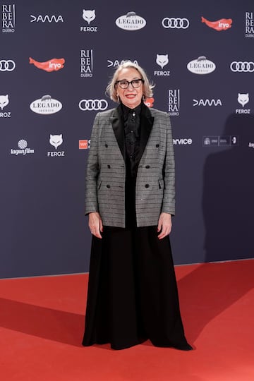 La actriz Luisa Gavasa posa en la alfombra roja de la XI edición de los Premios Feroz.