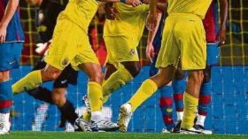<b>LES DA SUERTE. </b>El Villarreal está haciendo muy buenos partidos ante el Barça en El Madrigal.