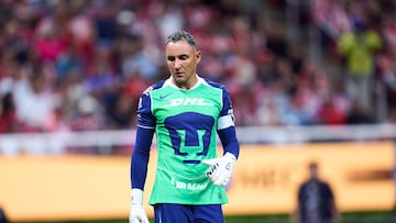 Keylor Navas durante el Pumas vs Chivas.
