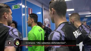 Cristiano, enfadado en el túnel: "No sabemos defendernos"