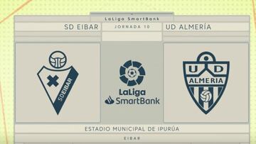 Resumen y gol del Eibar vs. Almería de LaLiga SmartBank