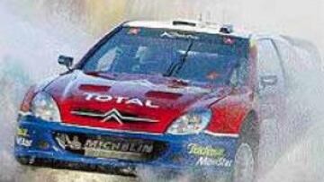 <b>DOS MEJORES TIEMPOS DE CINCO.</B> Sainz alargó su ventaja en la pista sobre Martin, pero no le sirvió.