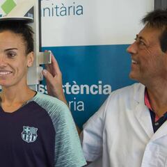 Sólo cinco jugadoras en el inicio de la pretemporada del Barça