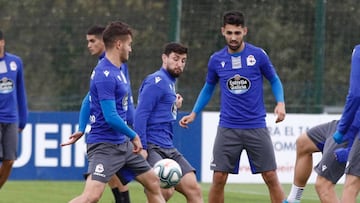 Borja Valle conf&iacute;a en la reacci&oacute;n del Depor