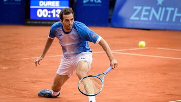 Albert Ramos durante la final del Torneo de Gstaad.