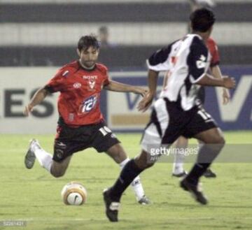 Gamadiel Garcia convirtió en tres ocasiones jugando por Caracas la Copa Libertadores del 2005. 