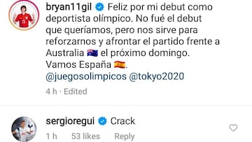 La nueva interacción de Bryan Gil y Reguilón.