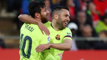 Alba con Messi, tremenda sociedad.