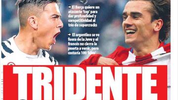 Portada del diario Mundo Deportivo del día 21 de marzo de 2017.