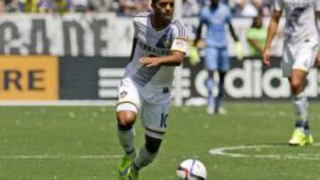 Giovani Dos Santos anotó su tercer gol con el Galaxy.