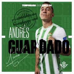 Guardado, en el Betis hasta 2024