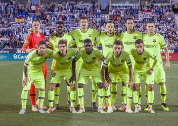 Once inicial del Barcelona