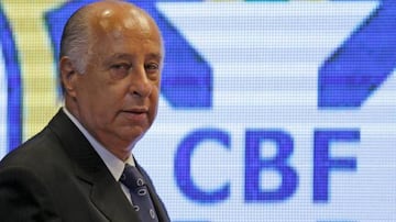 Brazilian football confederation (CBF) president Marco Polo Del Nero