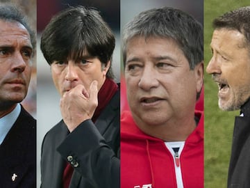 Es cumplea&ntilde;os del t&eacute;cnico alem&aacute;n Joachim L&ouml;w y del colombiano H&eacute;ctor &ldquo;Bolillo&quot; G&oacute;mez, as&iacute; que te presentamos los mejores estrategas de cada naci&oacute;n.