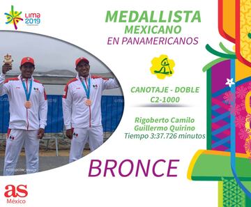 Bronce en Canotaje C2-1000