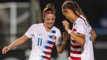 El combinado de las Barras y las Estrellas gole&oacute; 7-0 a Puerto Rico y obtuvo su boleto a la Final del Premundial Femenino Sub-20 de la Concacaf.