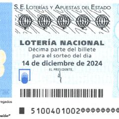 Lotería Nacional: comprobar los resultados del sorteo de hoy, sábado 14 de diciembre