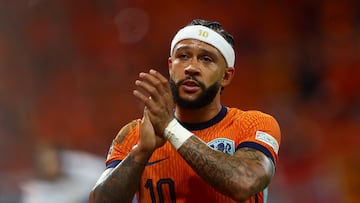 Memphis, tras el partido contra Francia de la ¨²ltima jornada.