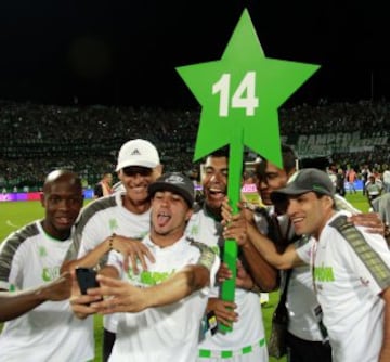 Más veces campeones: Nacional con 15 títulos